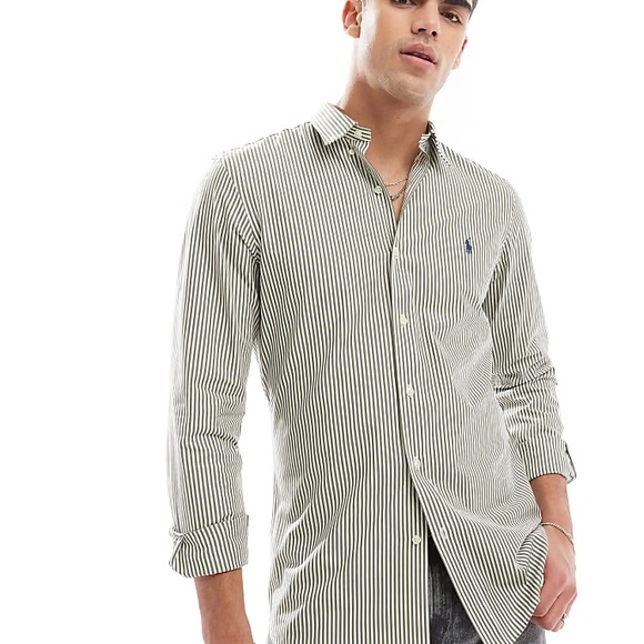Polo Ralph Lauren Other - Polo Ralph‎ Lauren Green Striped button down